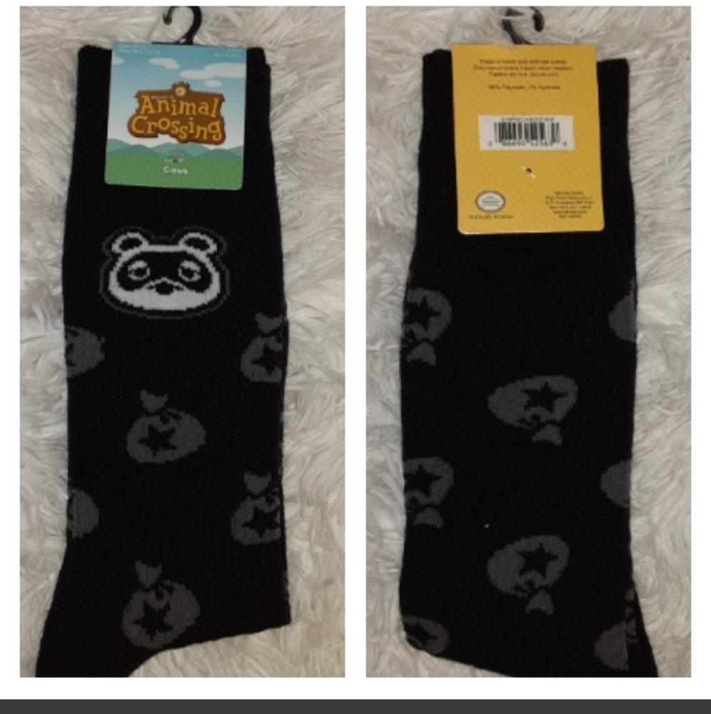 ANIMAL CROSSINGS TOM NOOK CREW SOCKS